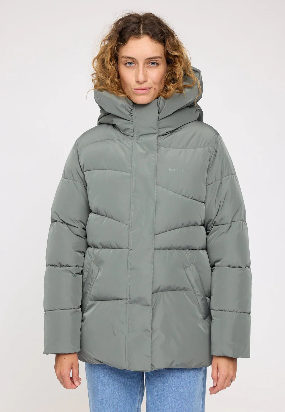 Waves Quilt Puffer Jacket