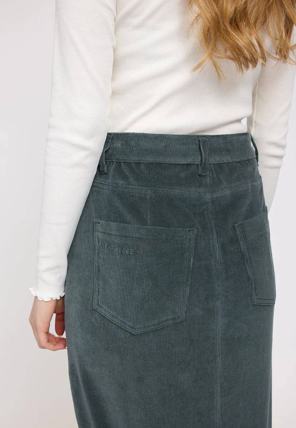 Corduroy Midi Skirt