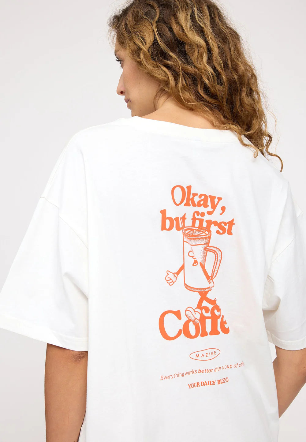 W Back Print Theme T-Shirt