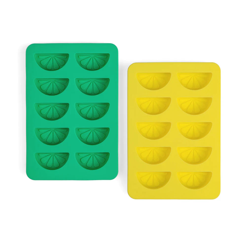 The Dotty Citrus Wedge Ice Trays (Set of 2)