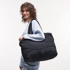 Wavy Puffer Everyday Bag (Monochrome)