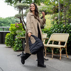 Wavy Puffer Shoulder Bag (Monochrome)