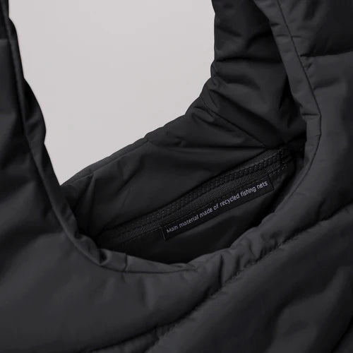 Wavy Puffer Shoulder Bag (Monochrome)