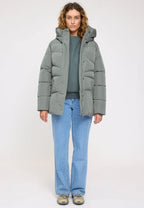 Waves Quilt Puffer Jacket