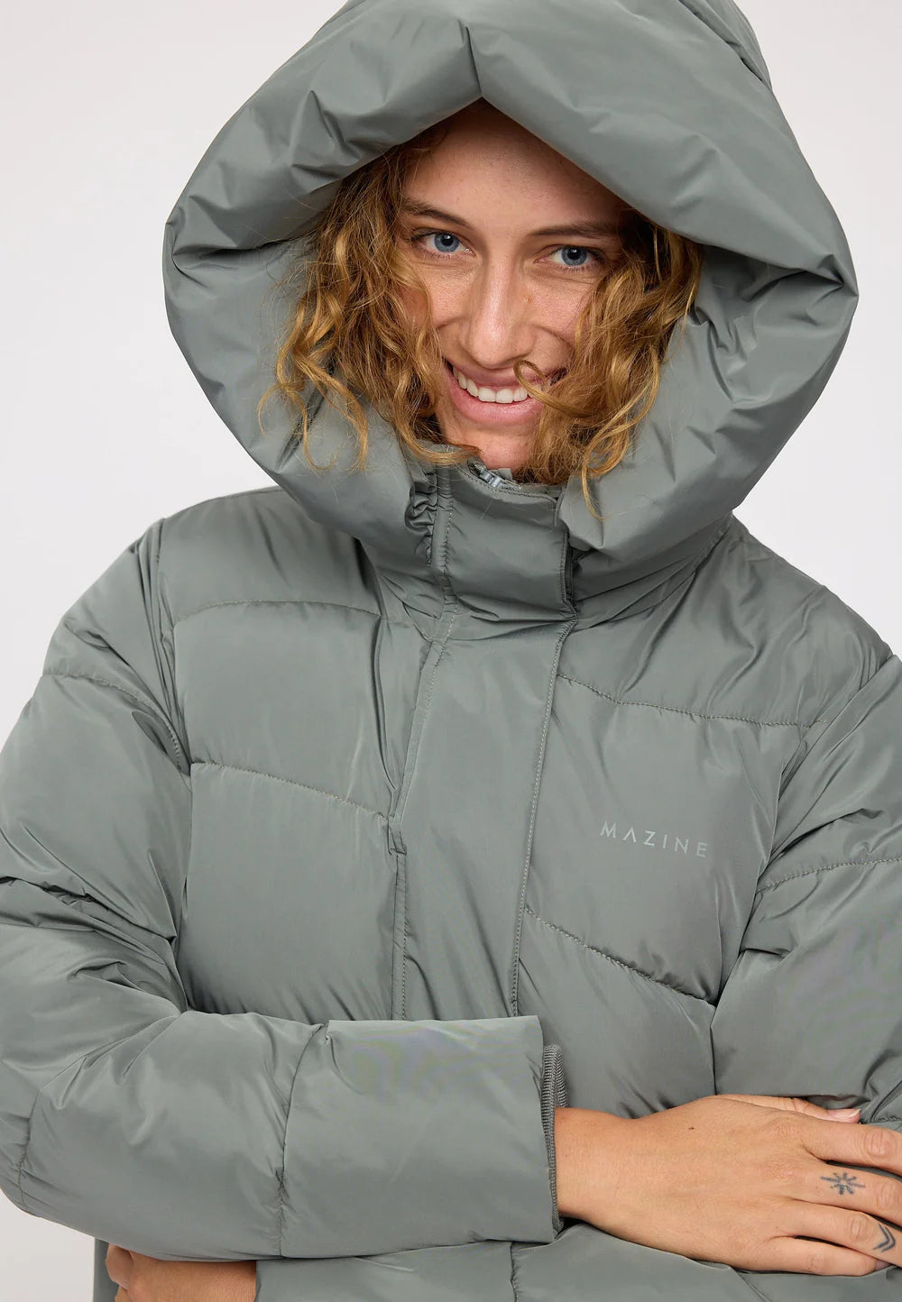 Waves Quilt Puffer Jacket