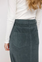 Corduroy Midi Skirt