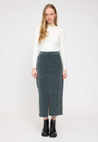 Corduroy Midi Skirt