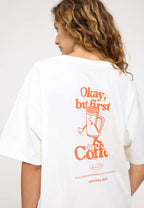 W Back Print Theme T-Shirt