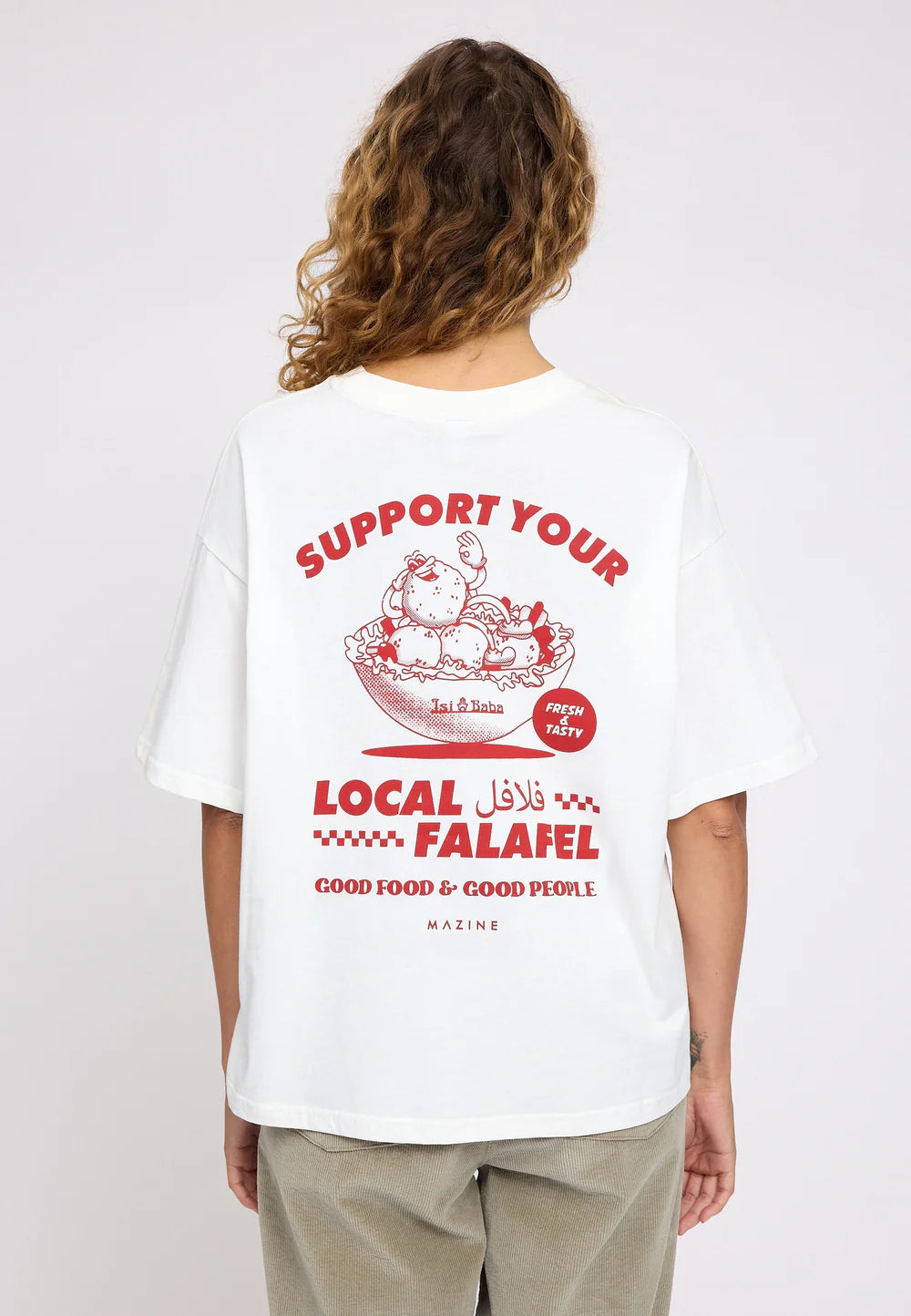 W Back Print Theme T-Shirt