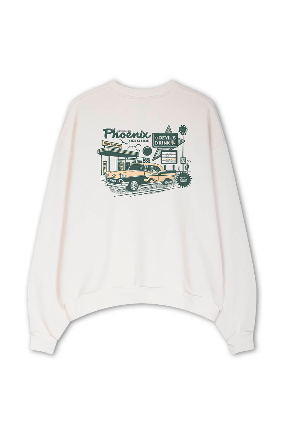 CREW GAS STATION ORGANIC COTTON IVORY
