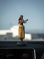 Hawaiian Hula Dashboard Girl