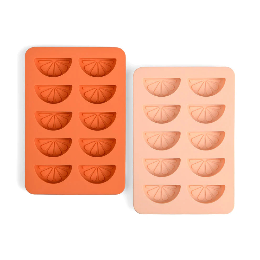 The Dotty Citrus Wedge Ice Trays (Set of 2)