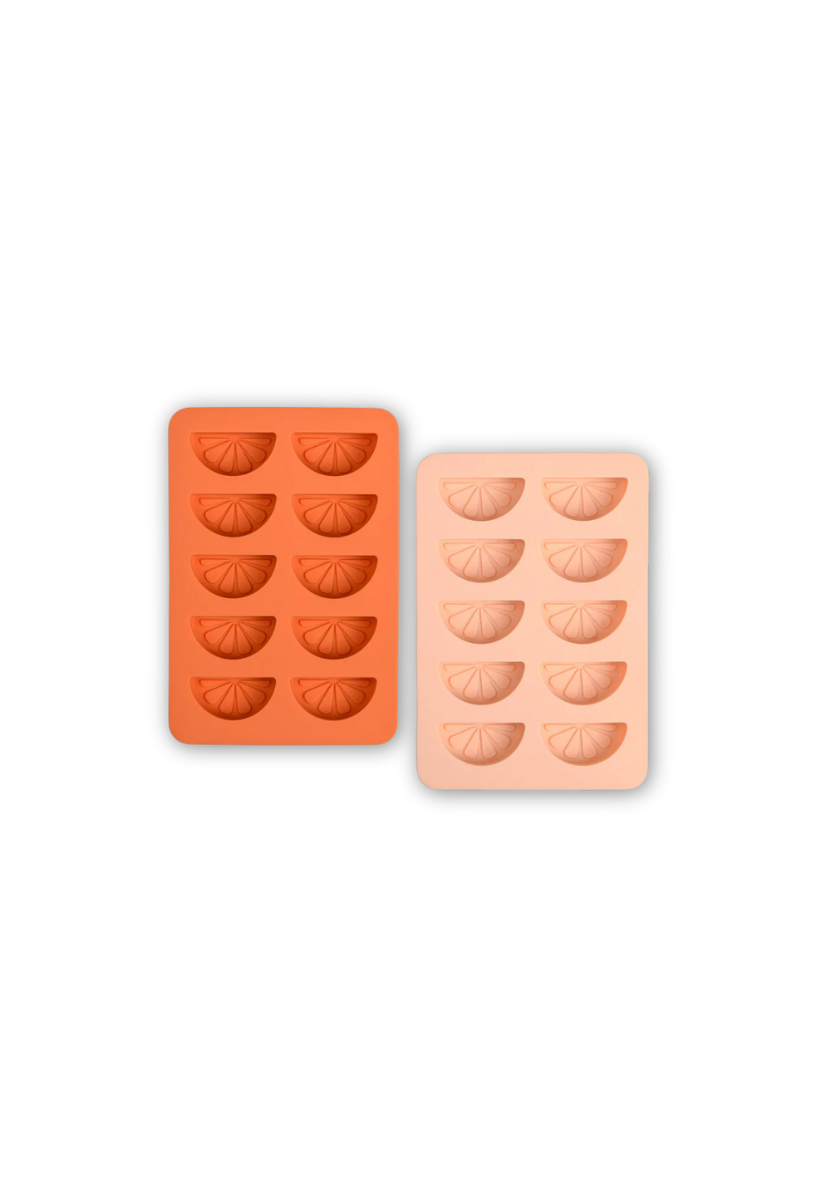 The Dotty Citrus Wedge Ice Trays (Set of 2)