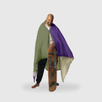 Cloudtouch Pillow Blanket Light Forest