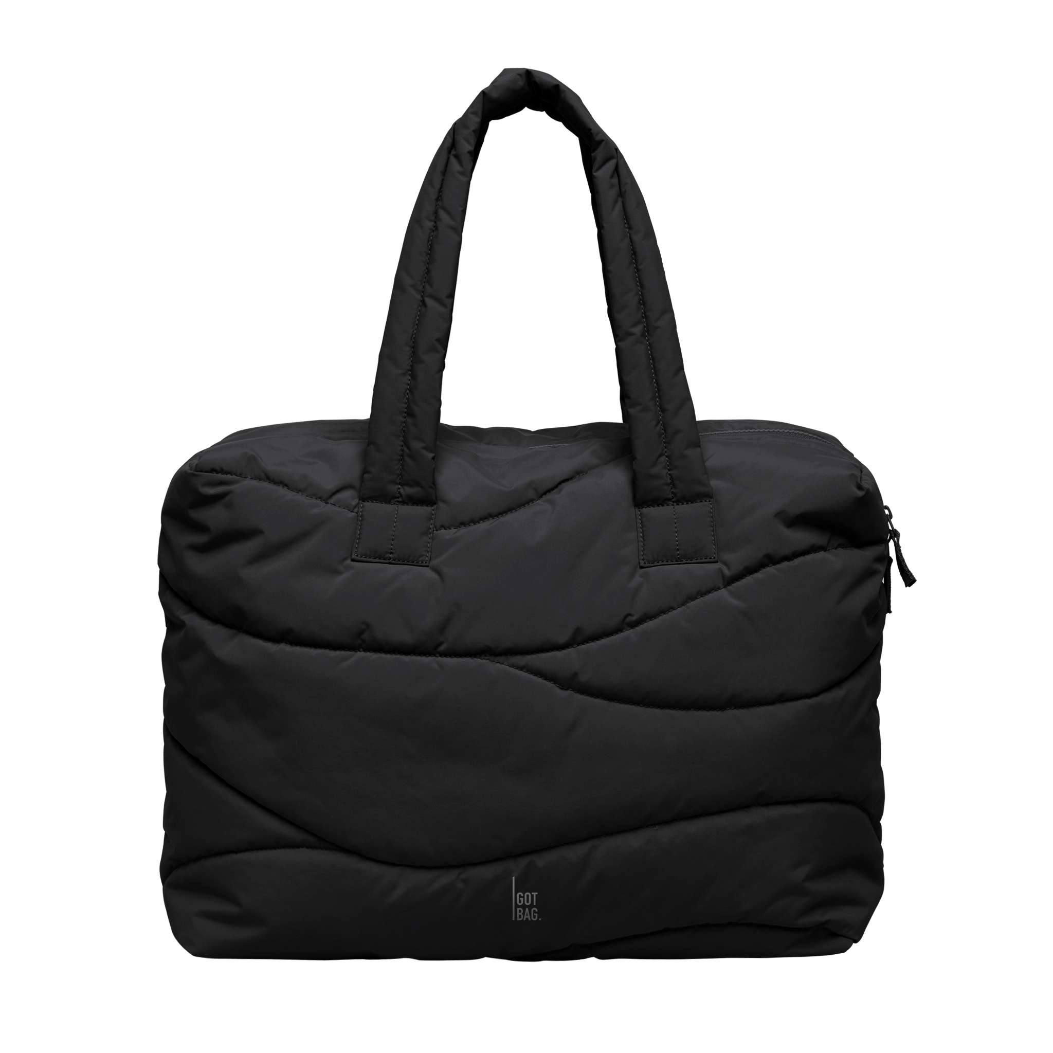 Wavy Puffer Everyday Bag (Monochrome)