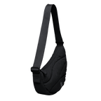 Wavy Puffer Moon Bag (Monochrome)