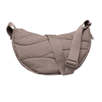 Wavy Puffer Moon Bag (Monochrome)